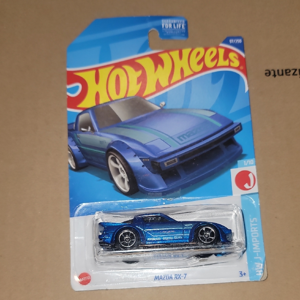 Blue Hot Wheels Die-Cast Cars Collection